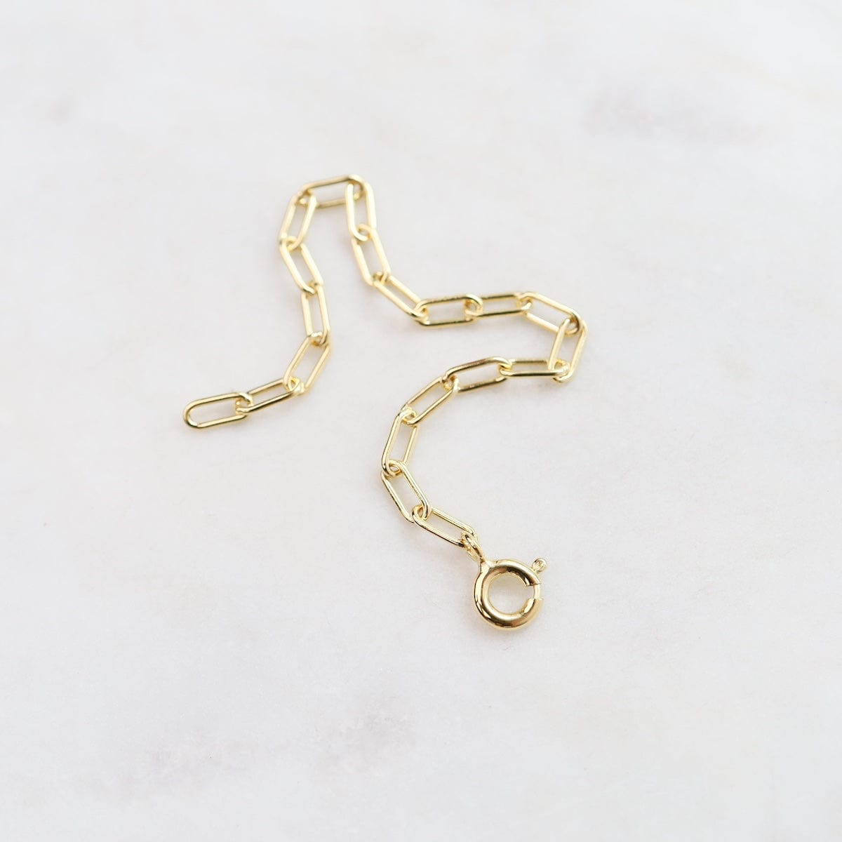 ACC Paperclip Chain Extender in Gold Vermeil