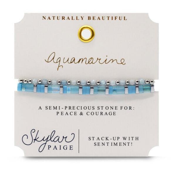 BRC Aquamarine - Naturally Beautiful Bracelet