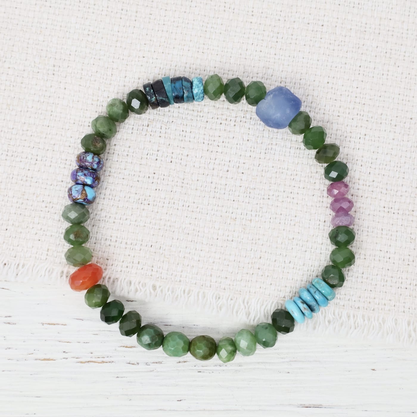 BRC Canadian Jade Stretch Bracelet