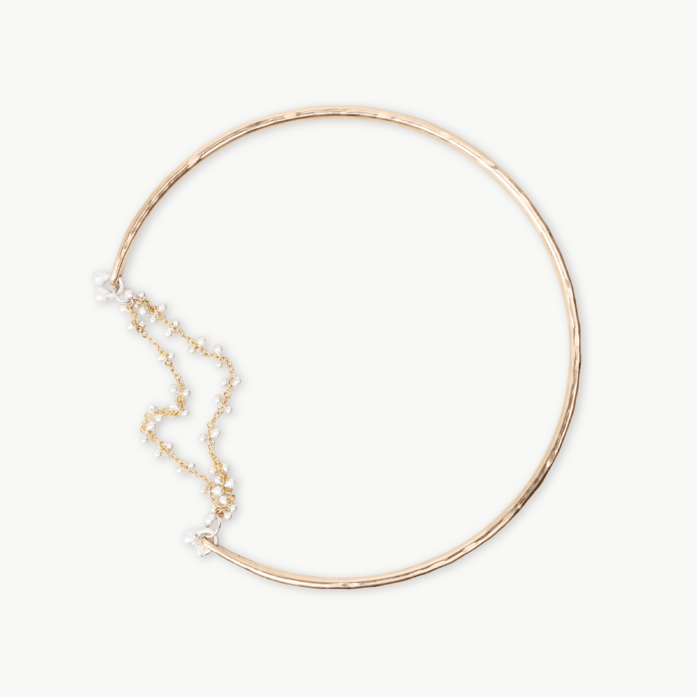 BRC-GF Golf Filled Caviar Bangle Bracelet