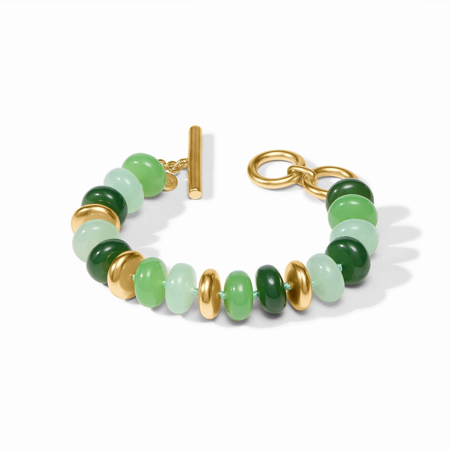 BRC-GPL Green Apple Multi Amalfi Statement Bracelet