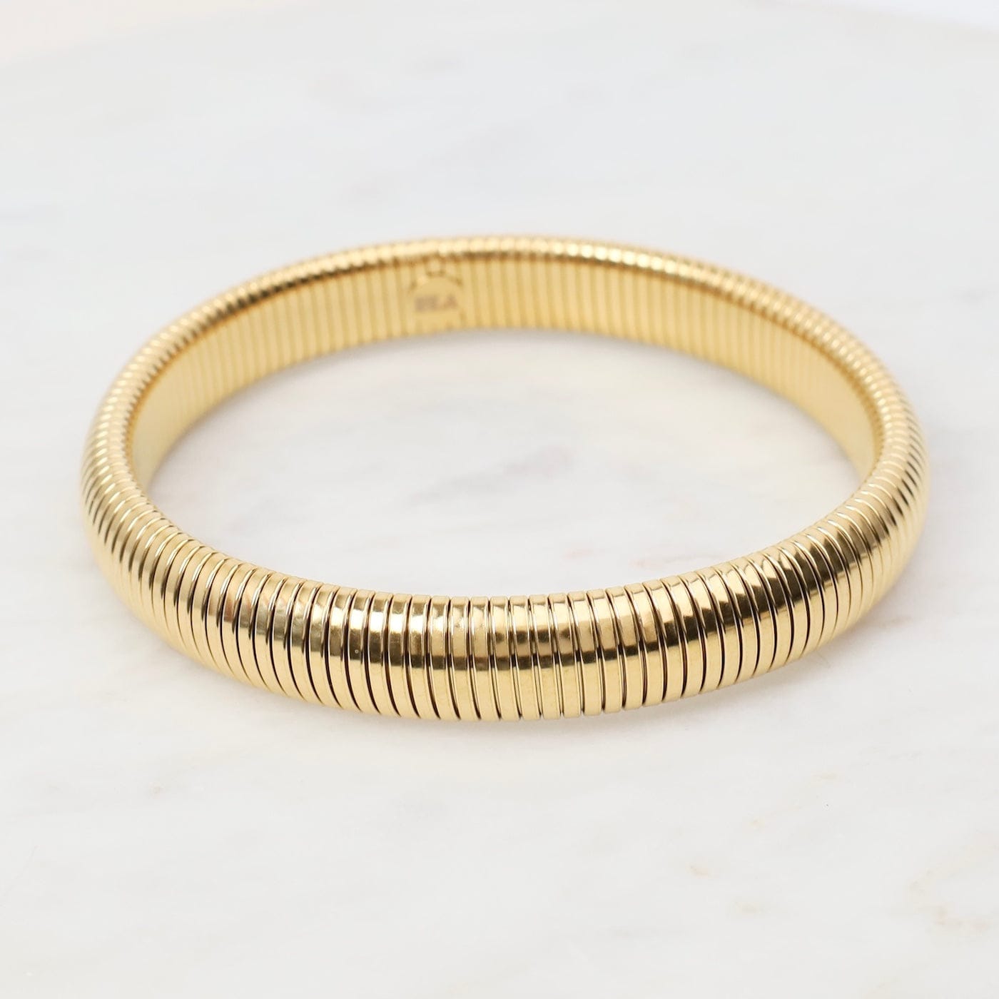 BRC-S.STL The Beach Bangle - Gold Plated Stainless Steel