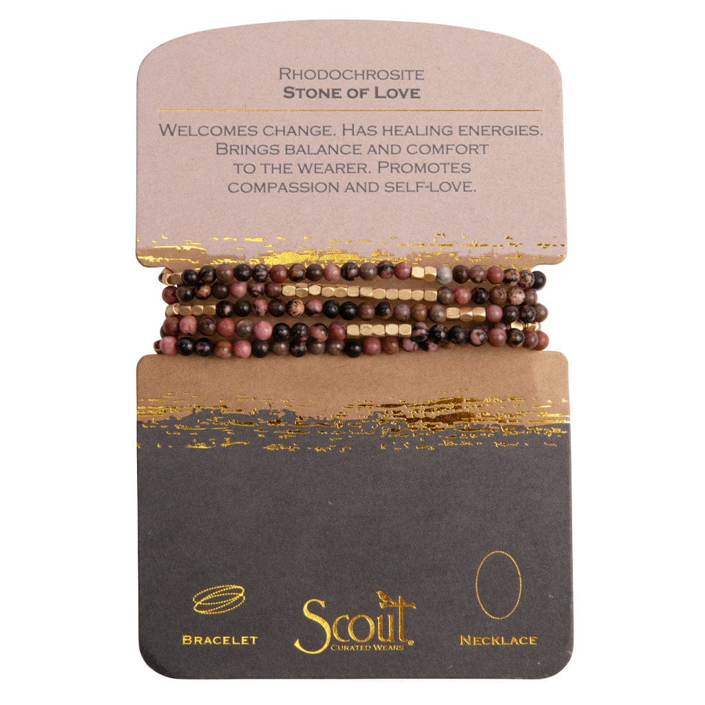 BRC Scout Stone Wrap Rhodochrosite - Stone of Love
