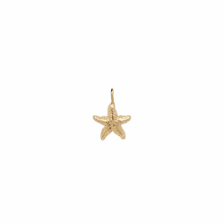 CHM-14K 14k Gold Single Starfish Charm