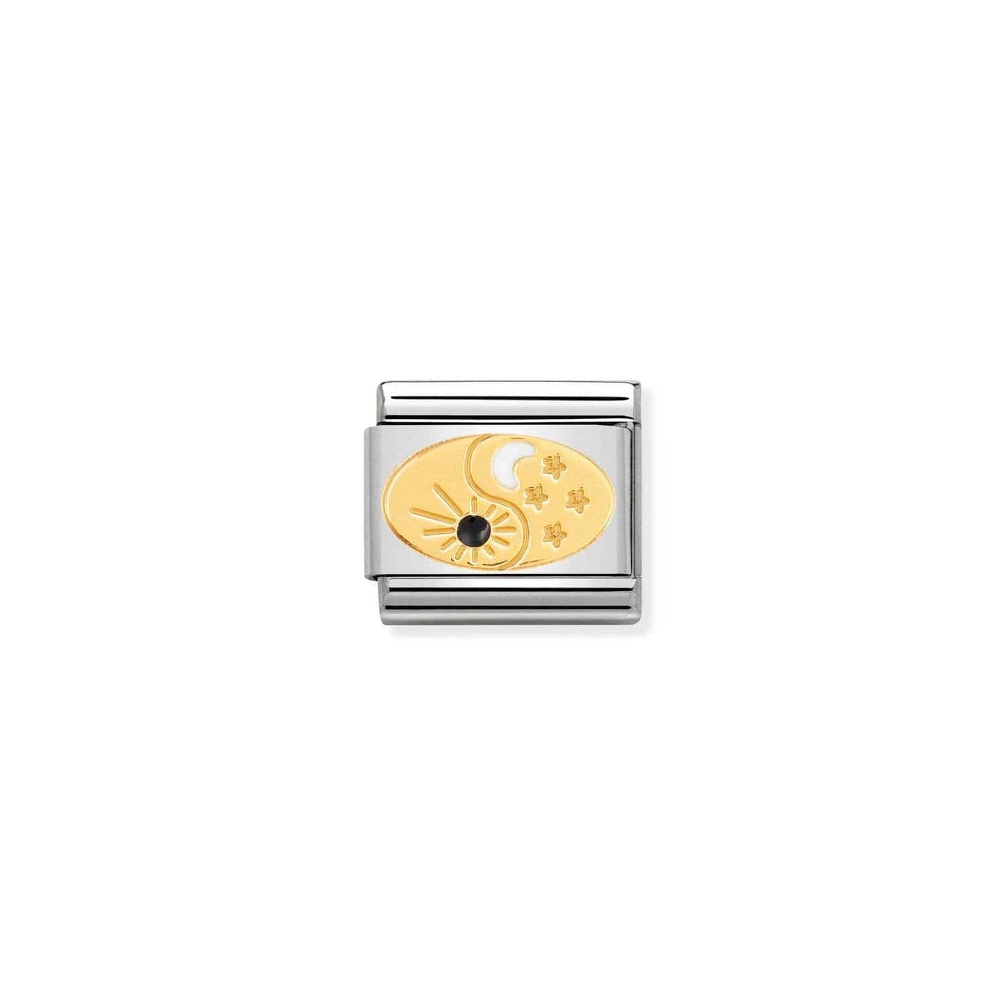 CHM Classic Enamel Tao Sun and Moon Composable Link