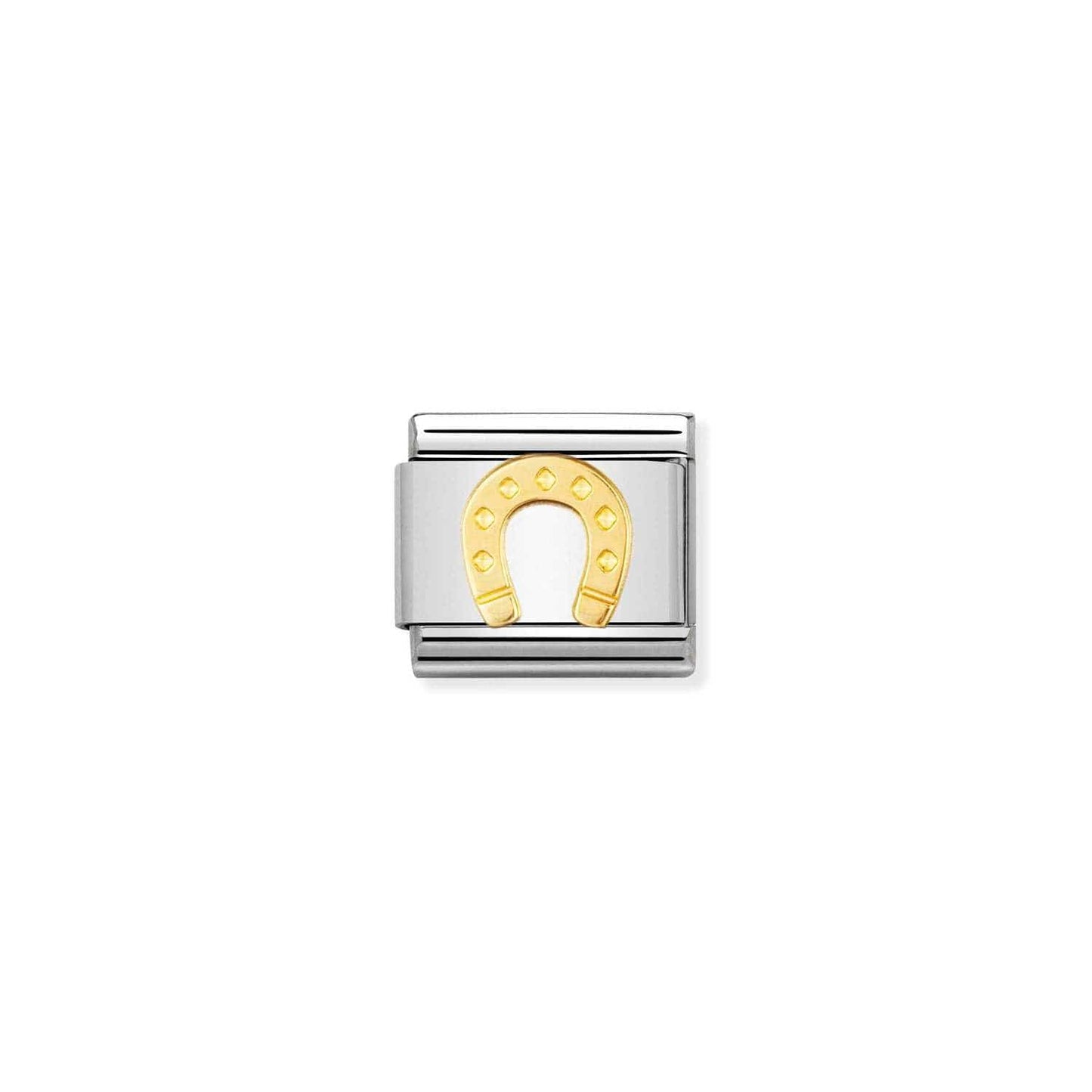 CHM Classic Gold Good Luck Horseshoe Composable Link