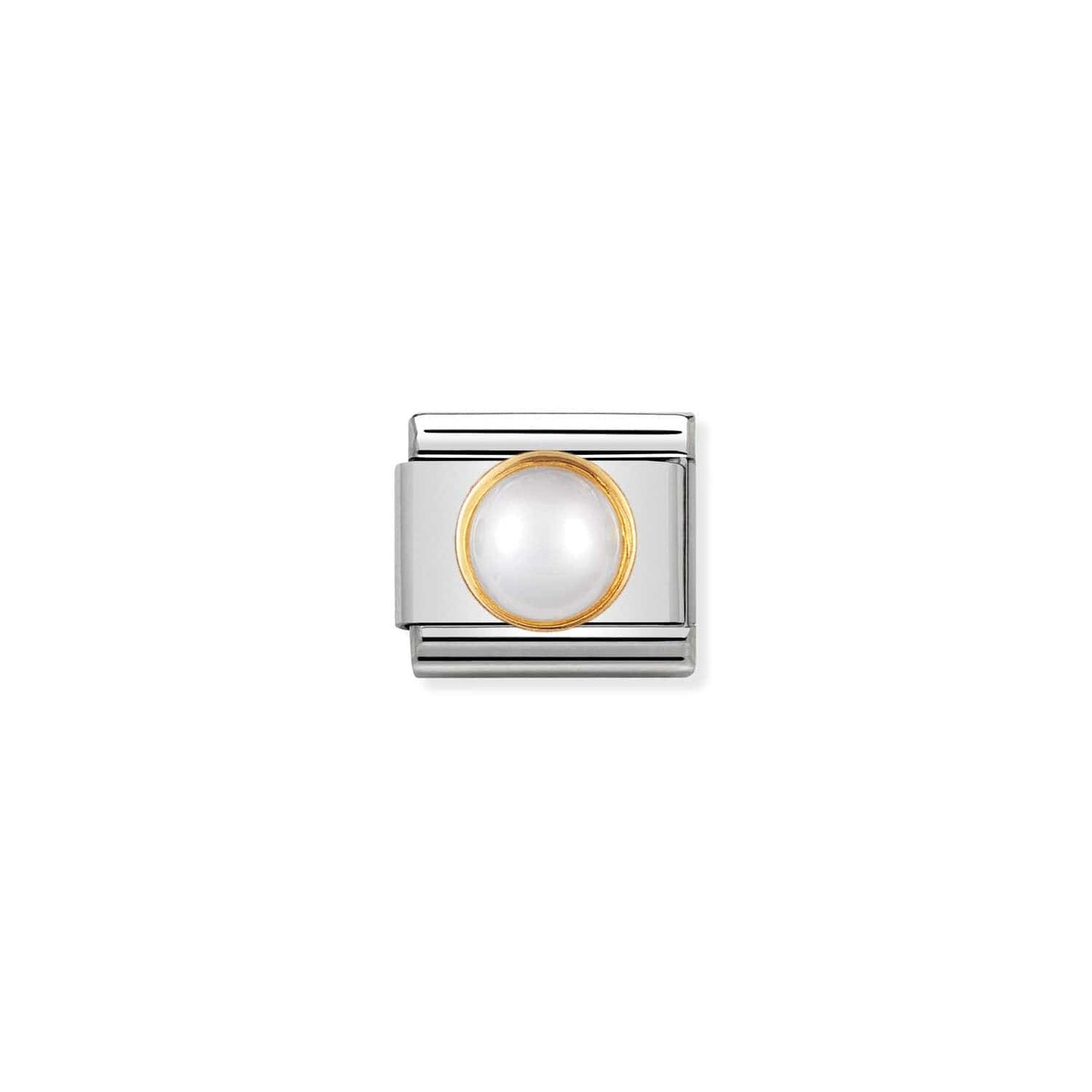 CHM Classic Round White Pearl Composable Link