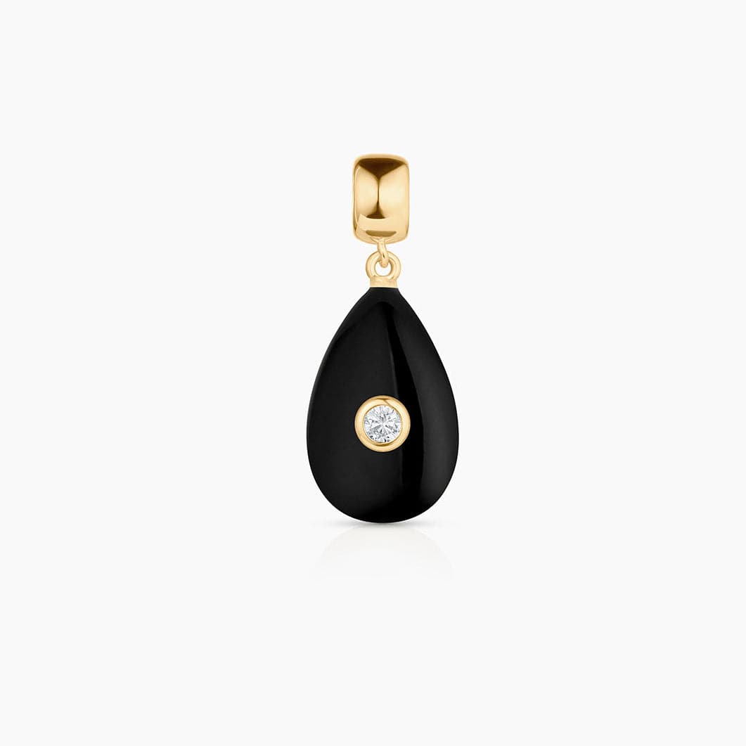 CHM-GPL Bardot Onyx Bail Charm