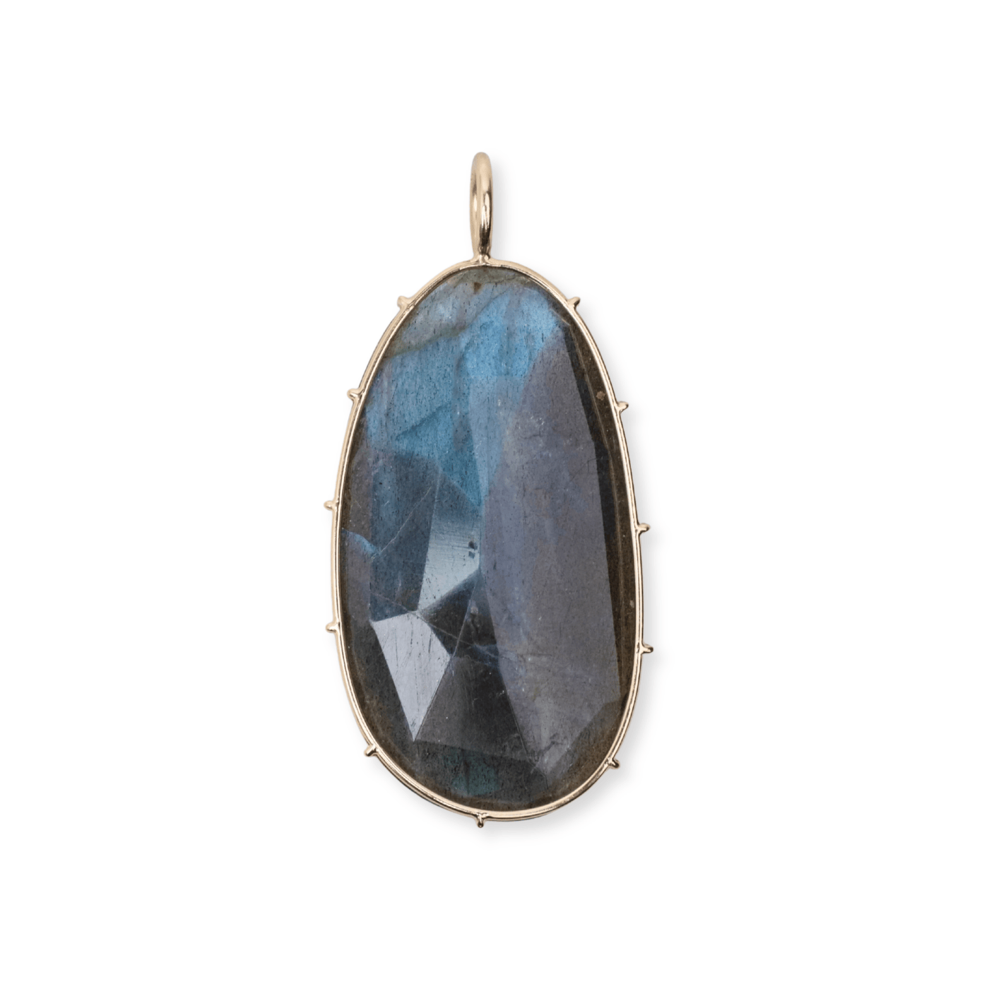 CHM Large Labradorite Harriet Stone Pendant Charm
