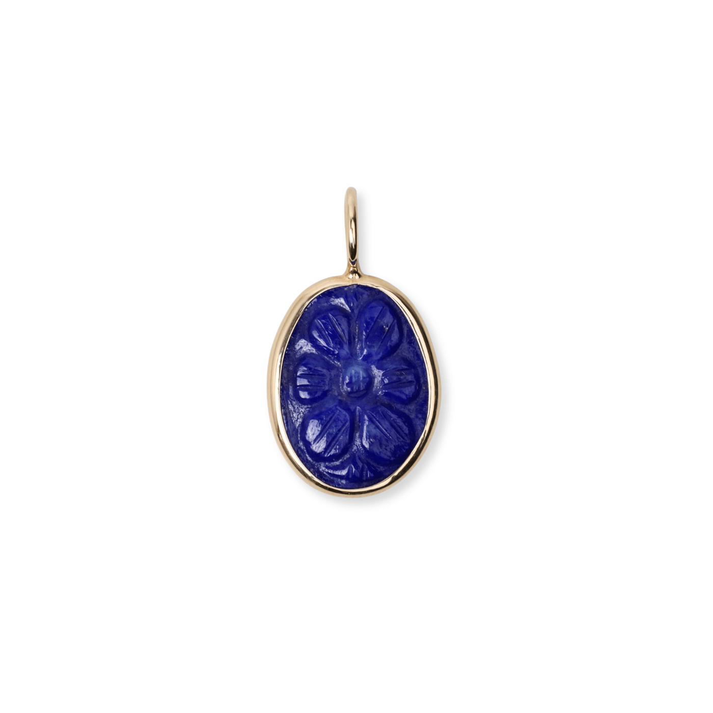 CHM Small Carved Lapis Elizabeth Stone