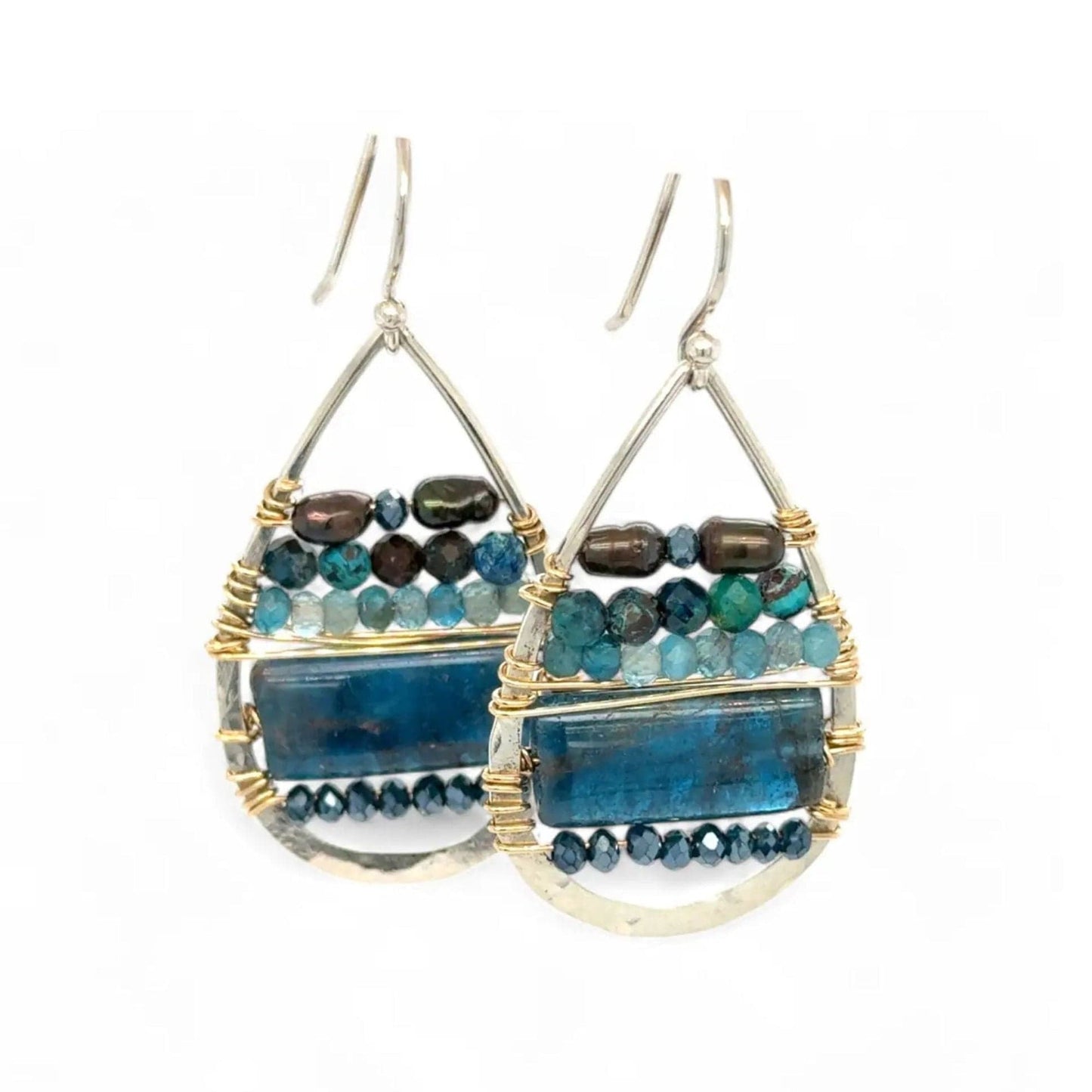 EAR Apatite Gemstone Array Earrings
