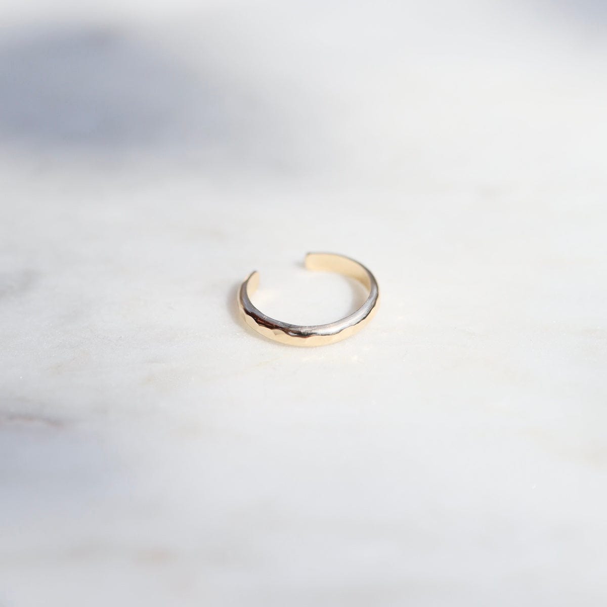 EAR-CUFF Gold Filled Thin Plain Round Ear Cuff
