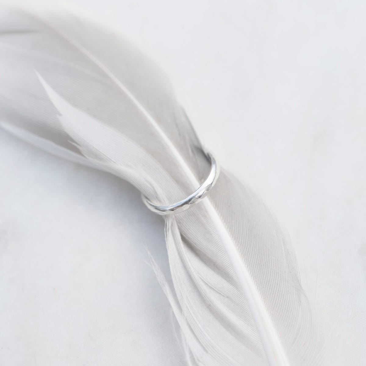 EAR-CUFF Sterling Silver Thin Plain Round Ear Cuff