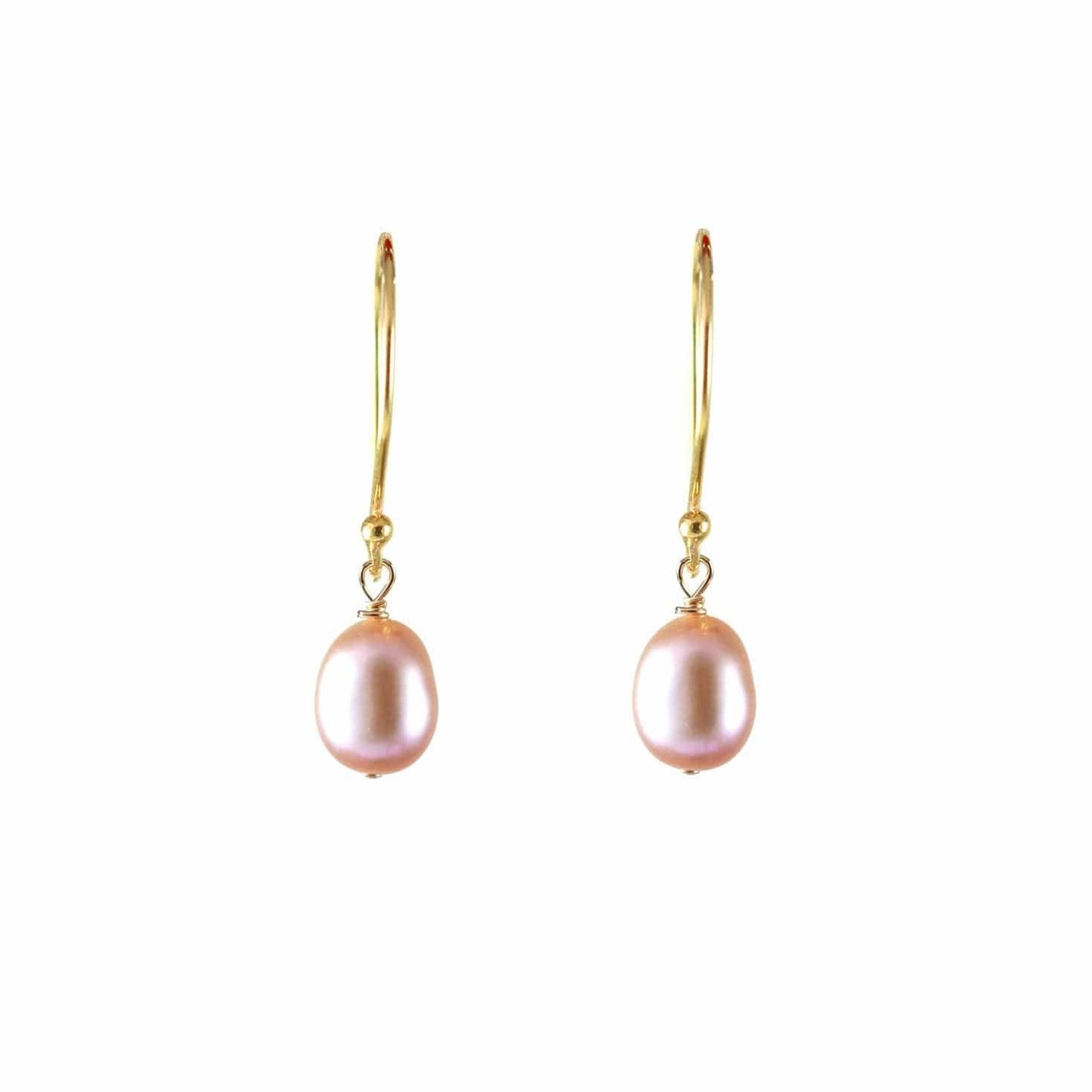 ear-gf Tiny Pink Pearl Earrings