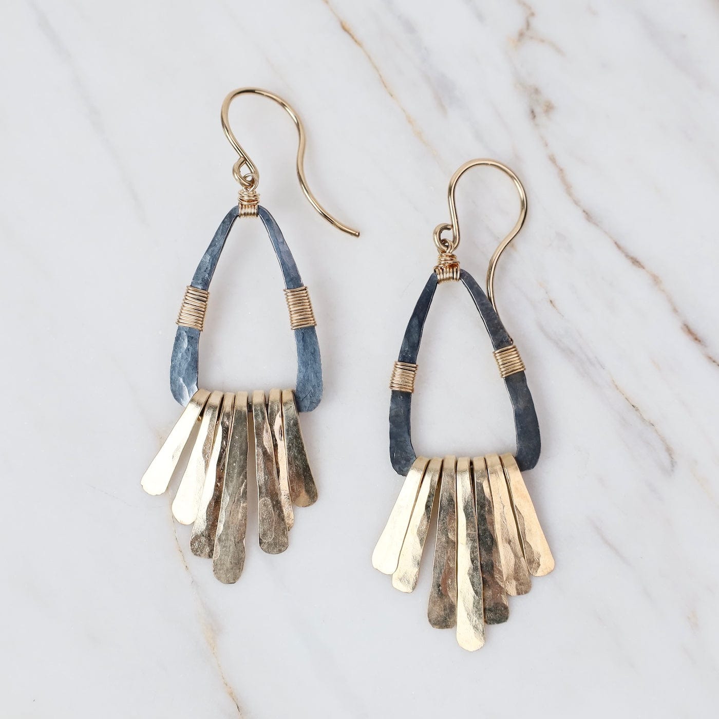 EAR-GF Triangle Tab Earrings