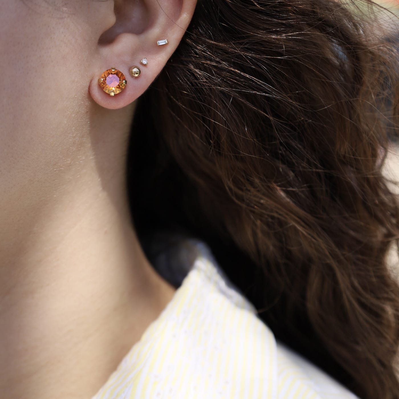 EAR-GPL Chilli Pepper Oakland Stud Earrings