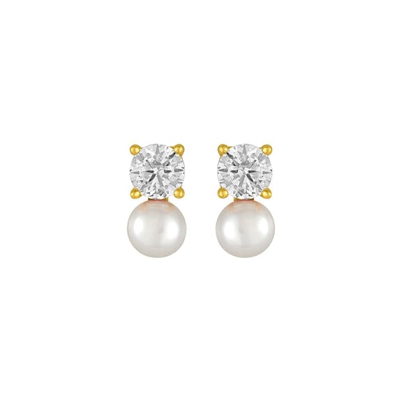 EAR-GPL Francine Gold Stud Earrings