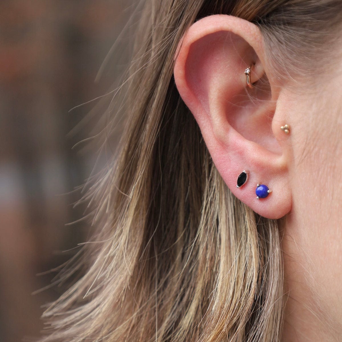 EAR Lapis Post Earrings