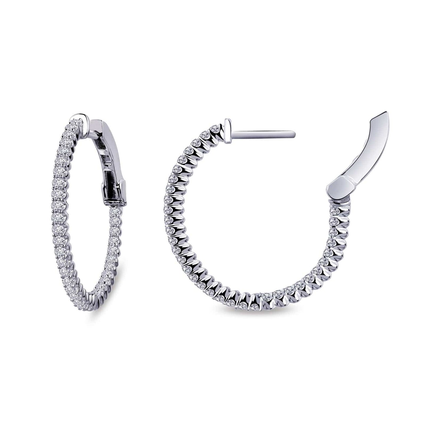 EAR-PPL 20 mm Hoop Earrings