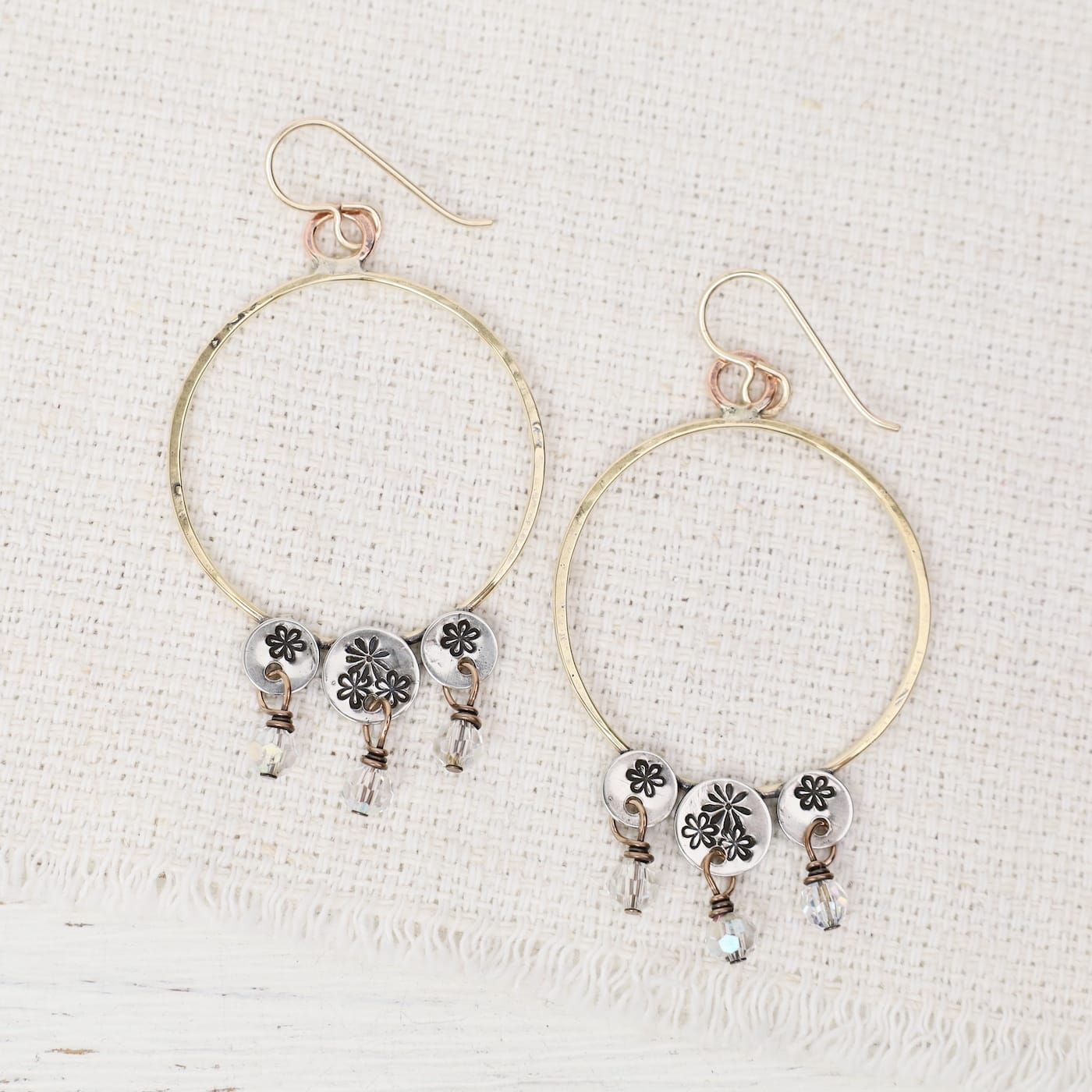 EAR Raindrops Hoop Earrings