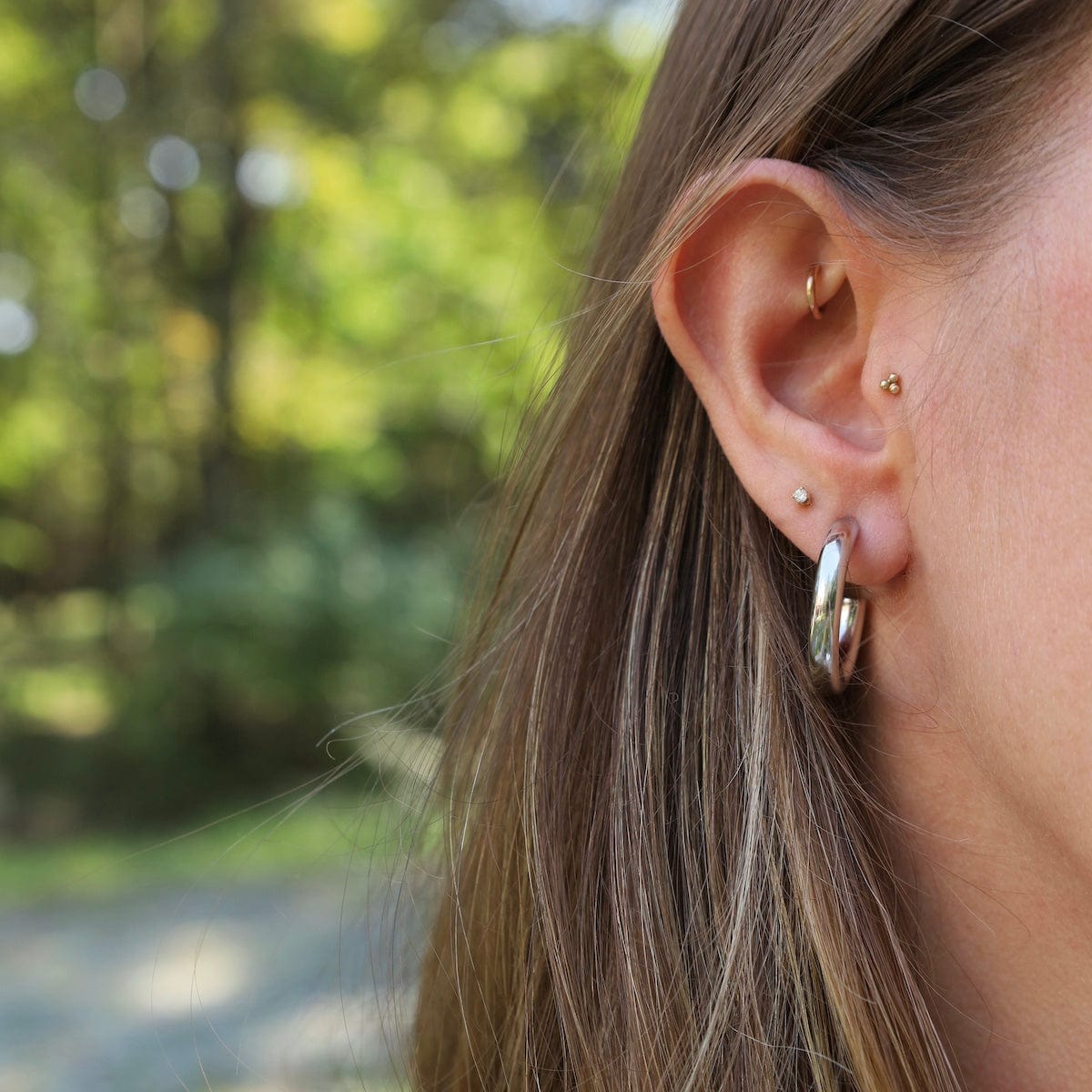 EAR-S.STL 25mm Weightless Hoops in Stainless Steel