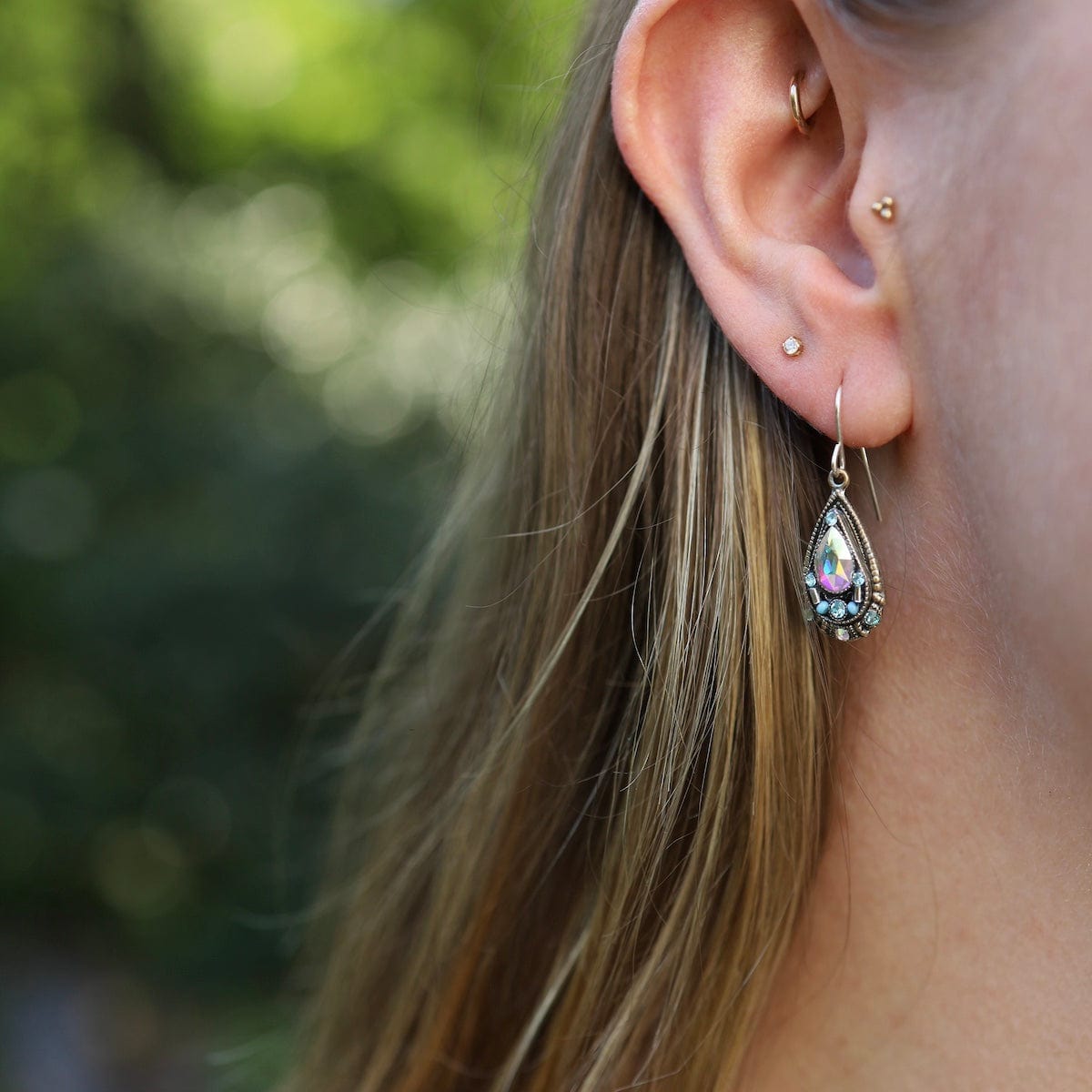EAR-SPL Ice Teardrop Earrings