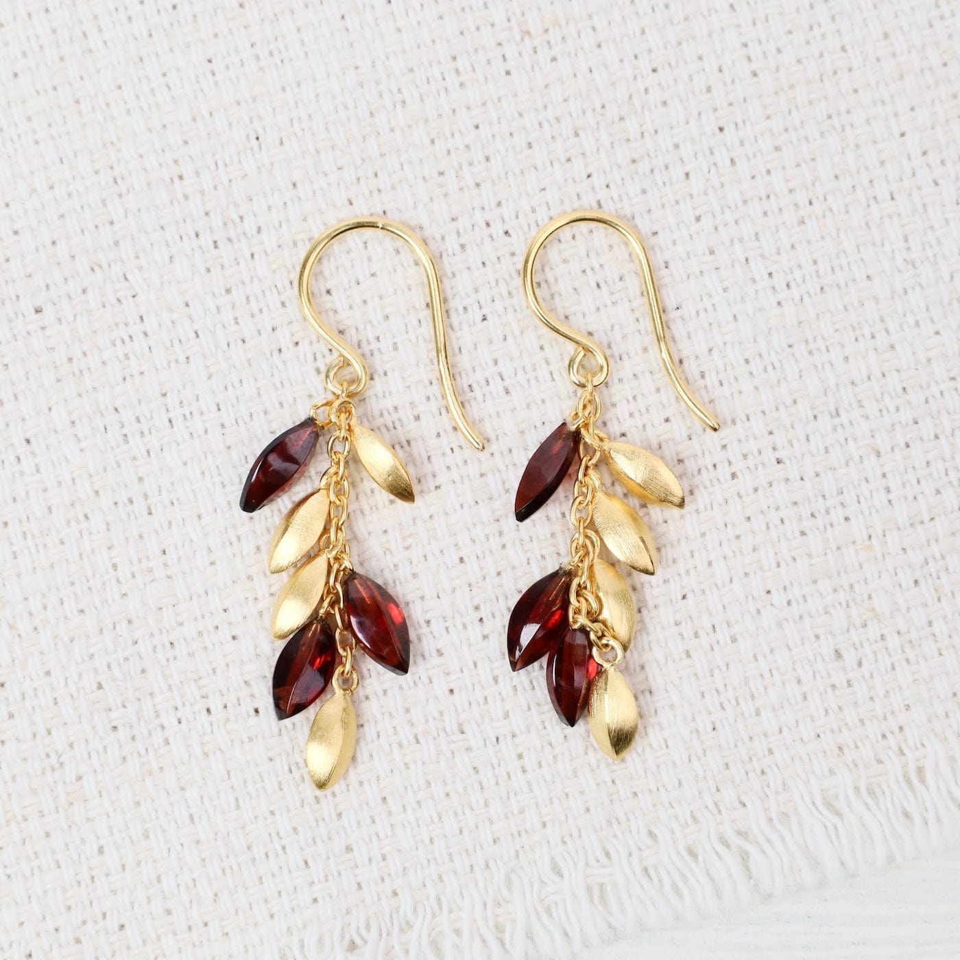 EAR-VRM Bliss Garnet Bunch Earrings