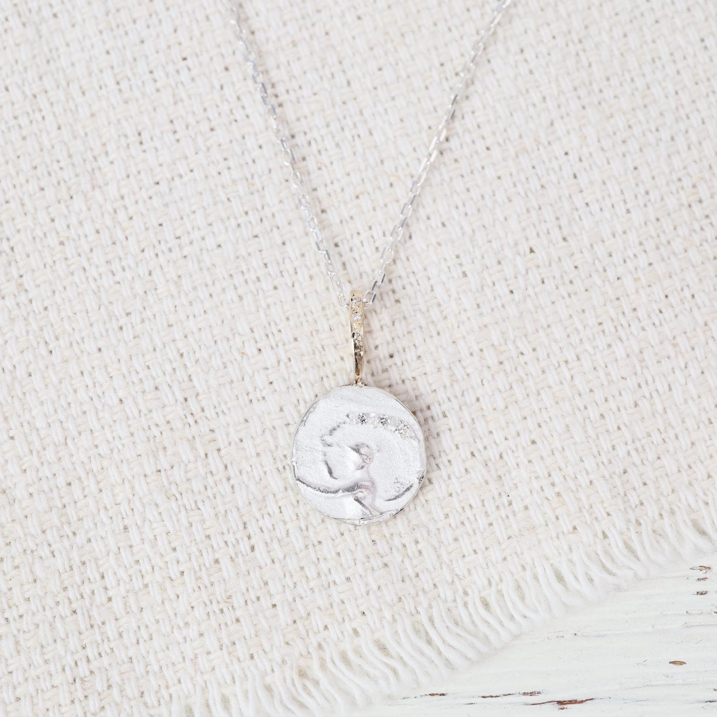 NKL-14K Sterling Silver & 14K Gold - Trust – Aurora Artifa