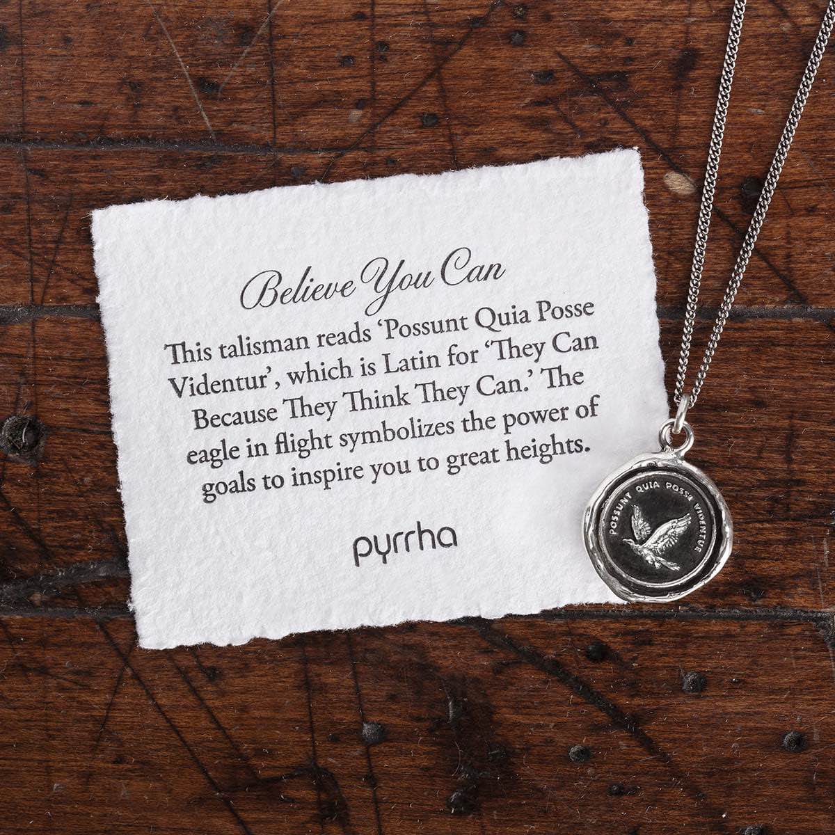 NKL Believe You Can Talisman Necklace