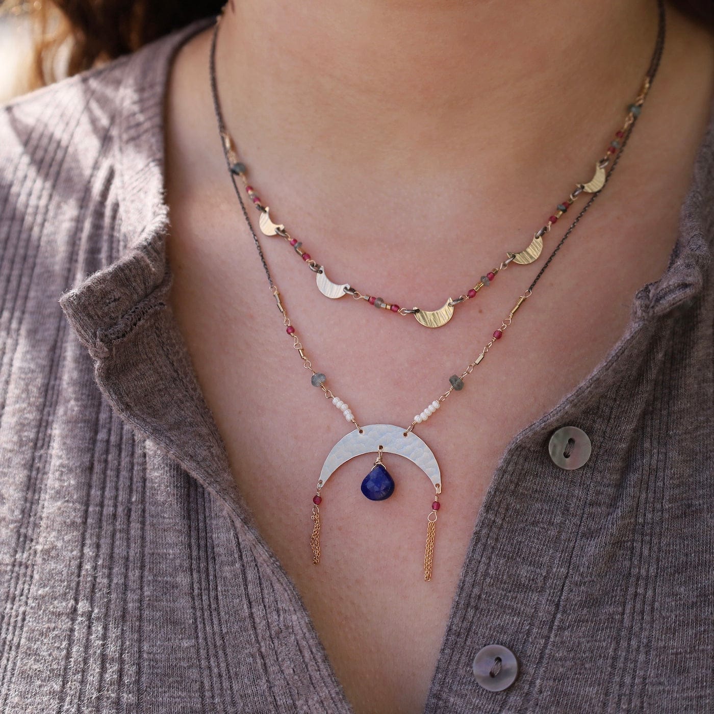 NKL-GF Crescent Moon Necklace