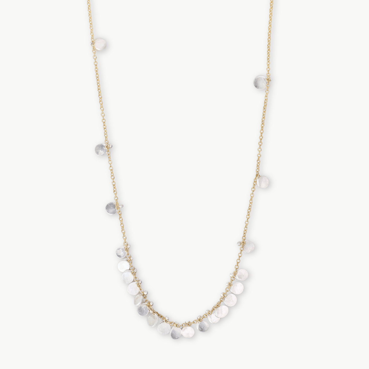 NKL-GF Gold Filled Classic Confetti Necklace- 18 Inches