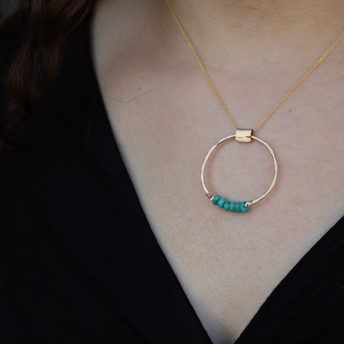 NKL-GF Turquoise Dreamscape Pendant Necklace