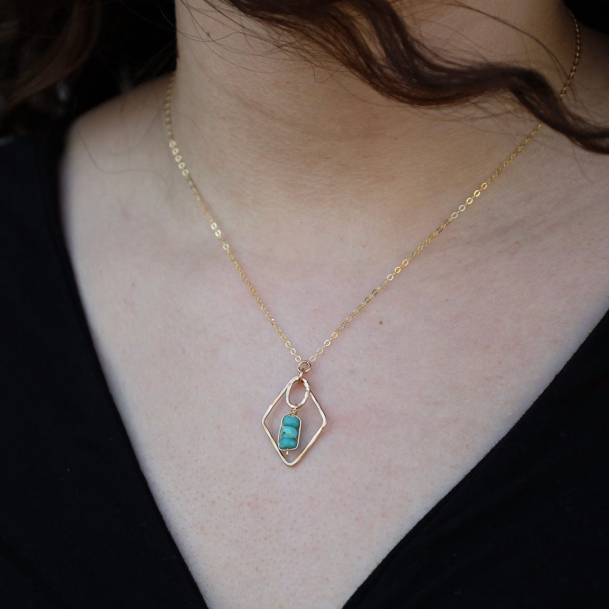 NKL-GF Turquoise Dreamweaver Pendant Necklace