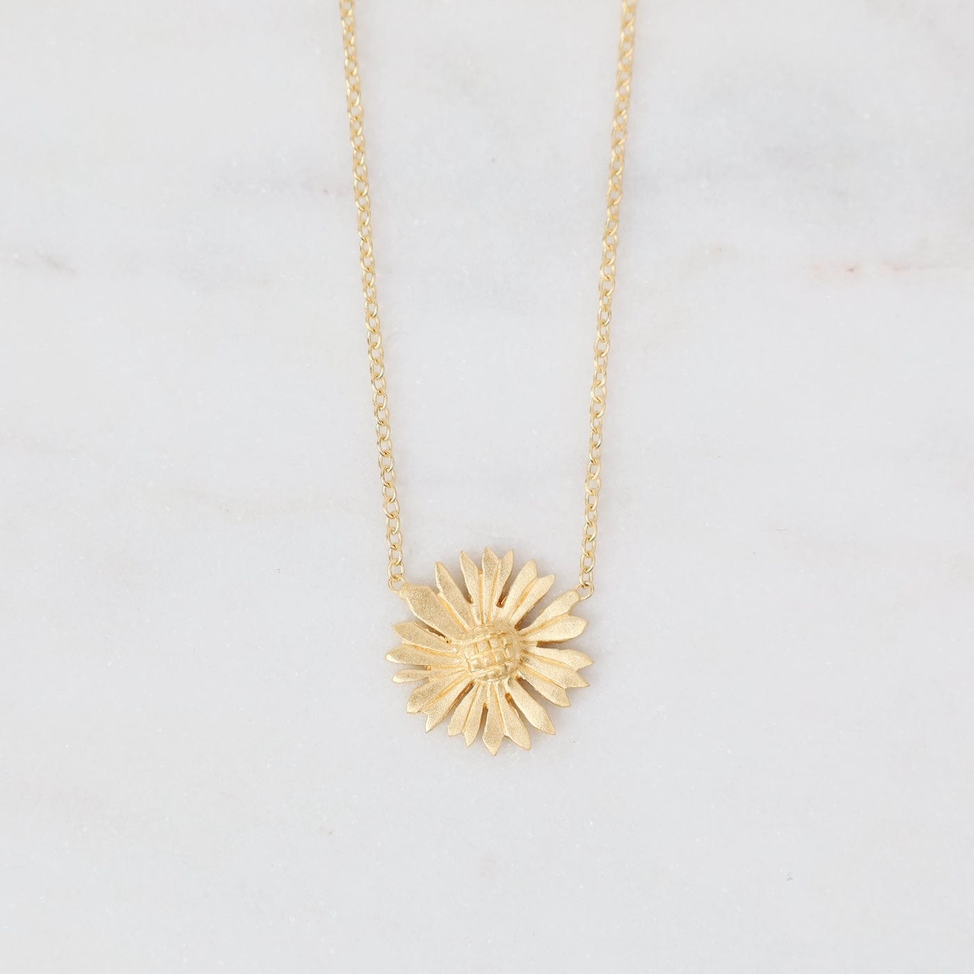 NKL-GPL Gold Flower Pendant Necklace