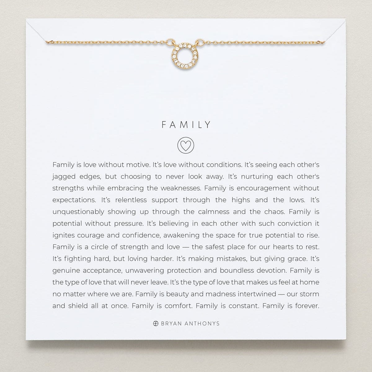 NKL-GPL Gold Plated Family Necklace