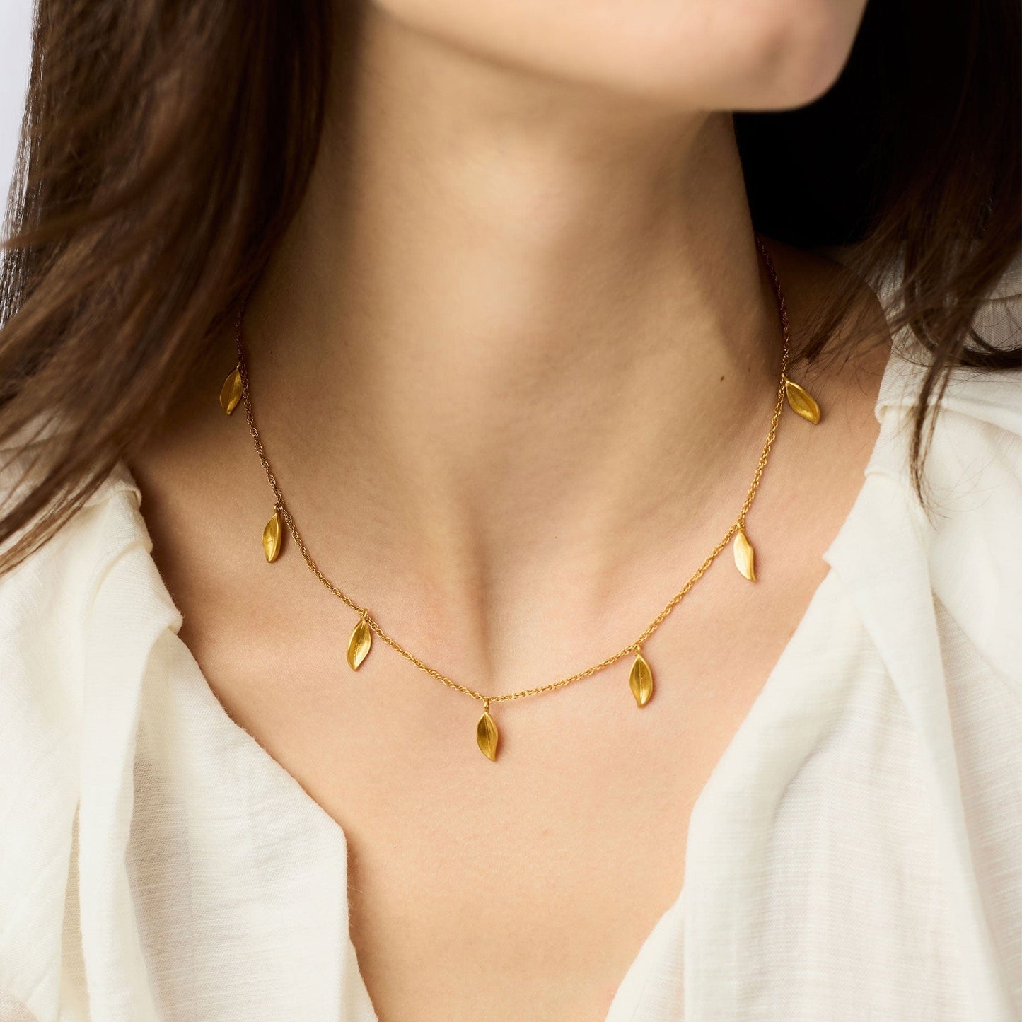 NKL-GPL Willow Delicate Charm Necklace