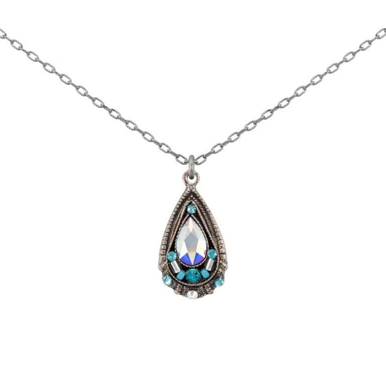 NKL-SPL Ice Simple Drop Pendant Necklace
