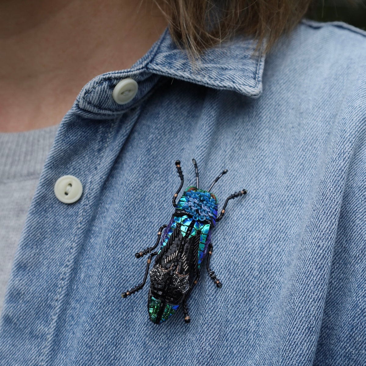 PIN Ulkei Beetle Brooch Pin